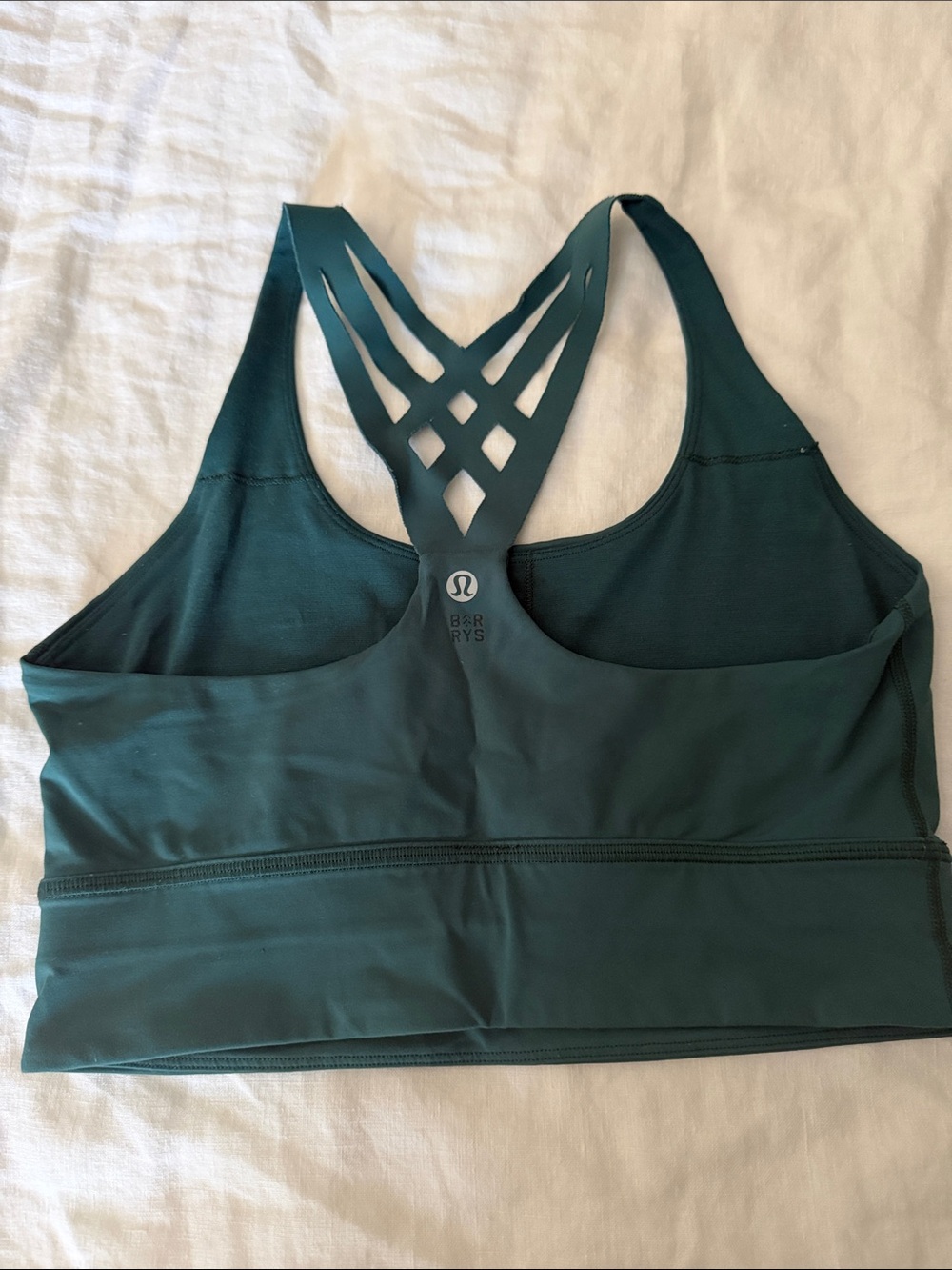 lululemon athletica Deep Teal Strappy Sports Bra